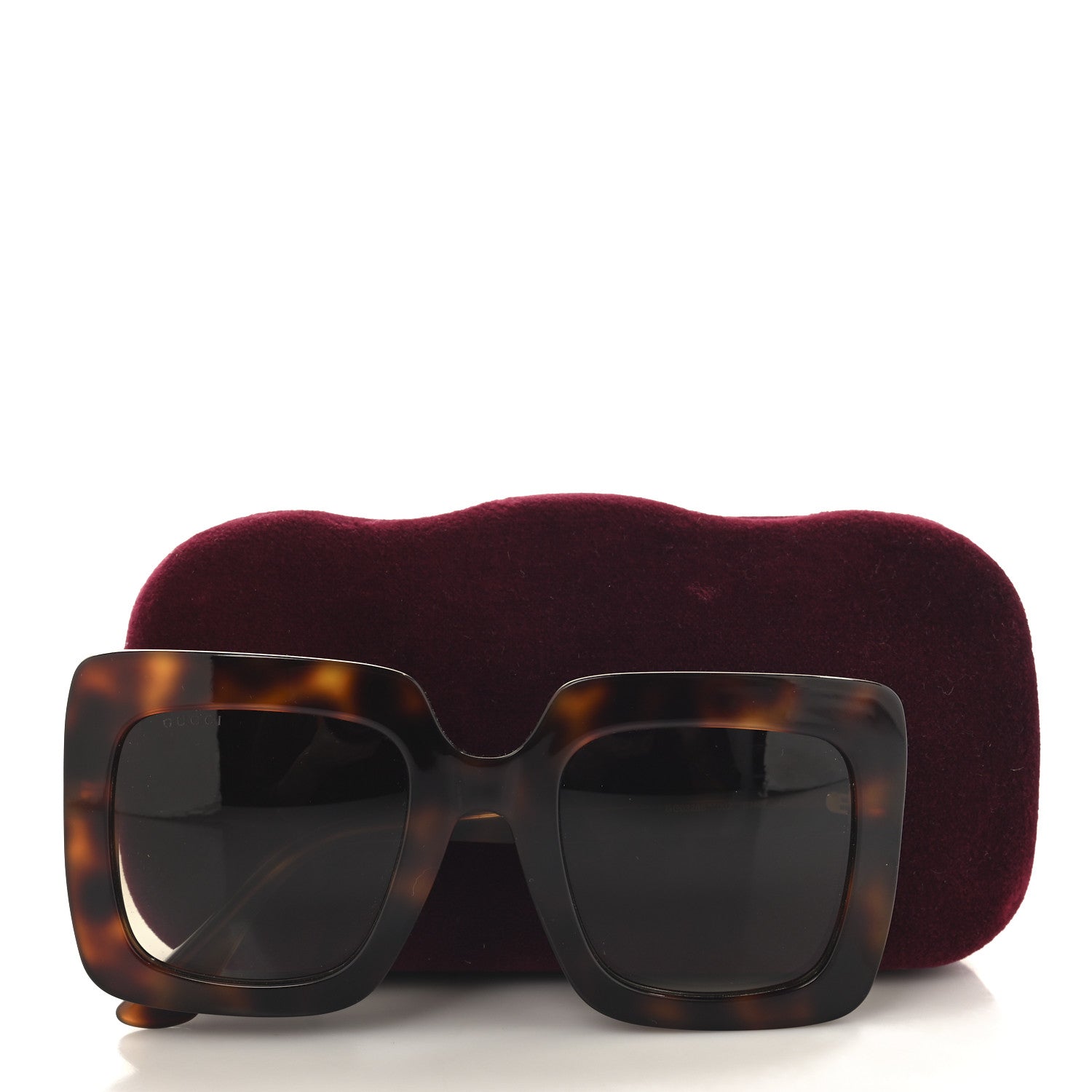 Gucci Acetate Oversize Sunglasses GG0328S Havana Brown 7 of 7
