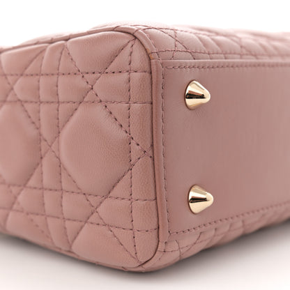 Christian Dior Lambskin Cannage Small Lucky Badges My Lady Dior Fard 9 of 10