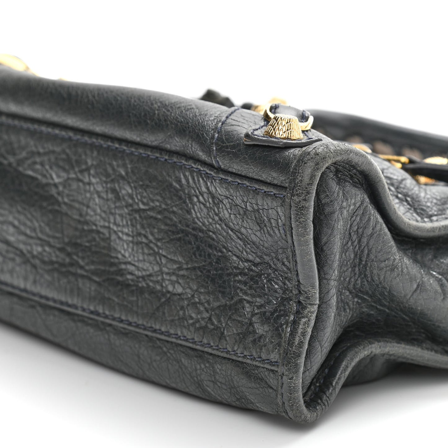 Agneau Giant 12 Gold Hardware Mini City Anthracite
