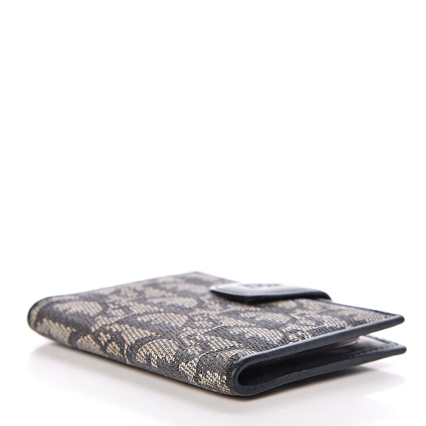 Monogram Compact Wallet Navy