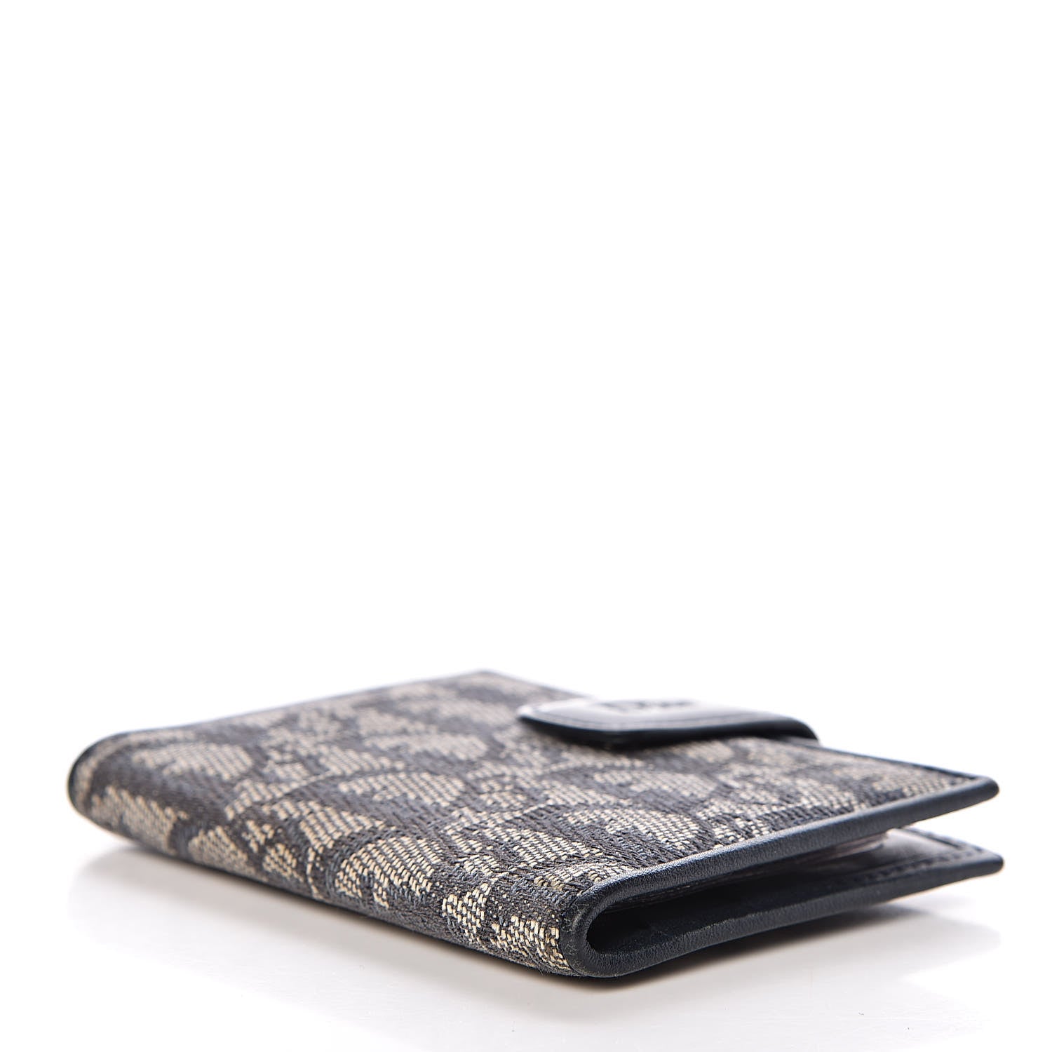 Christian Dior Monogram Compact Wallet Navy 4 of 7