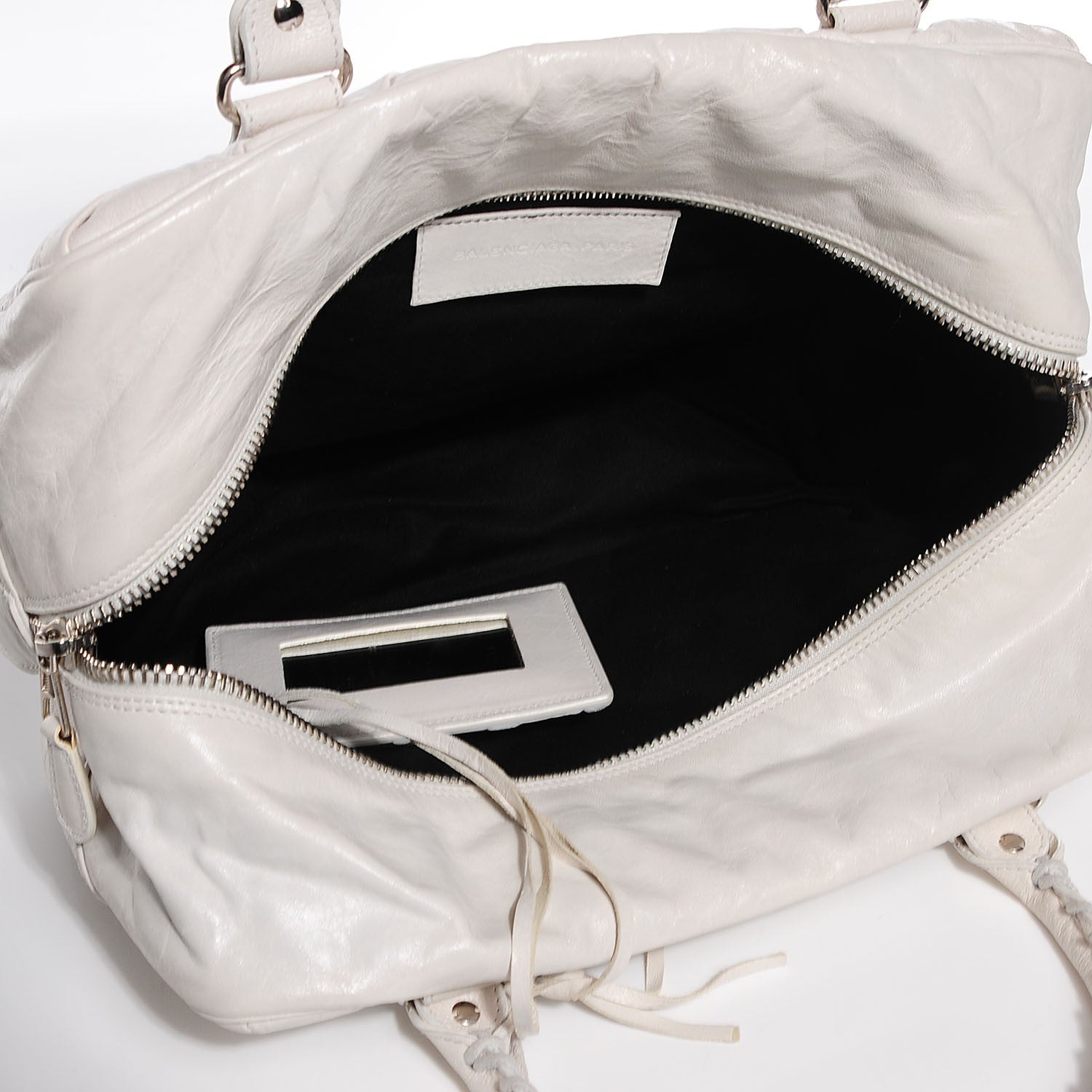 Balenciaga Chevre Quilted Matelasse MM White 5 of 10
