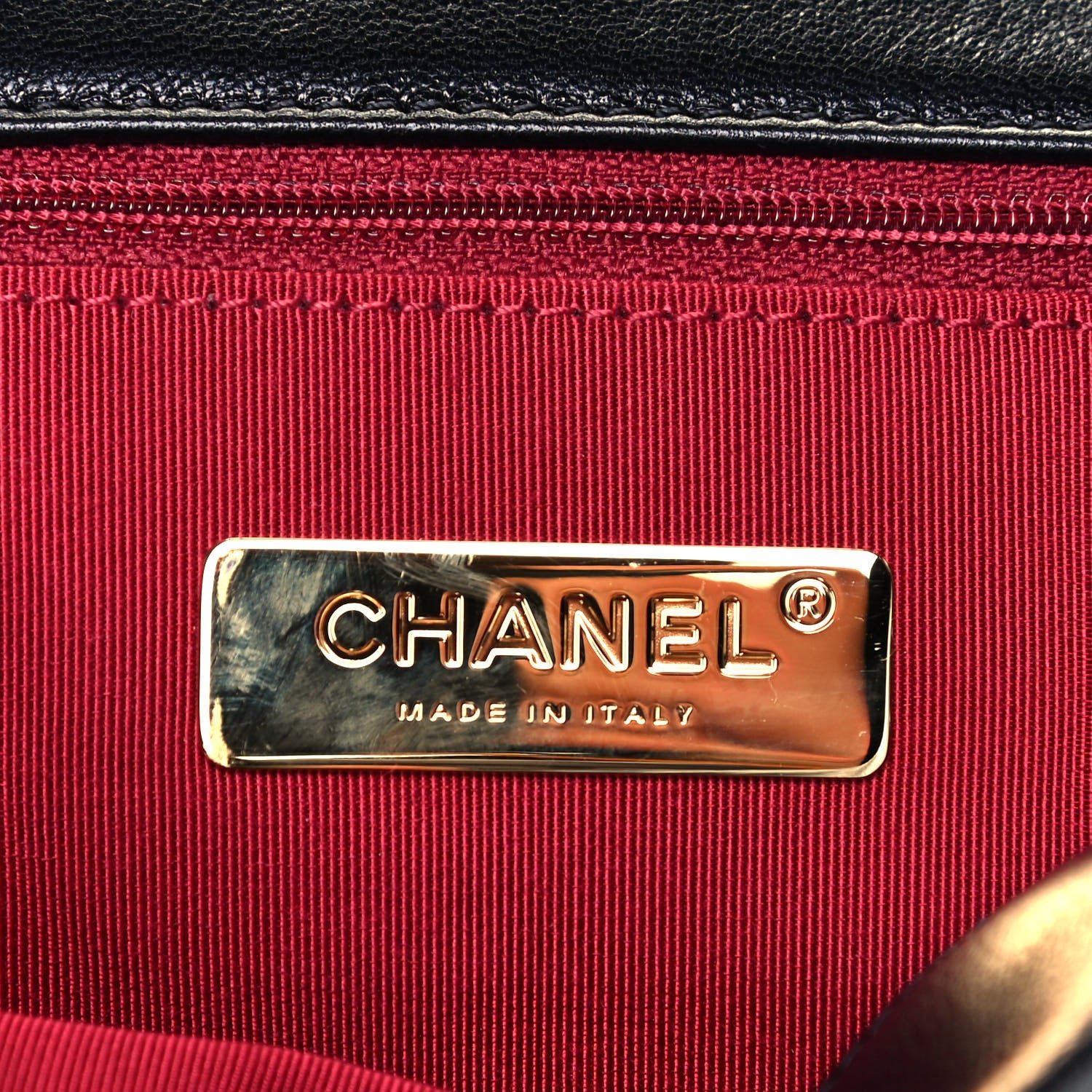 Chanel Goatskin Quilted Maxi Chanel 19 Flap Black 6 of 15