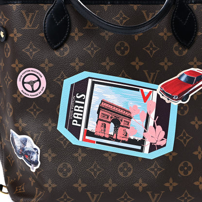 Louis Vuitton Monogram World Tour Neverfull MM 12 of 15
