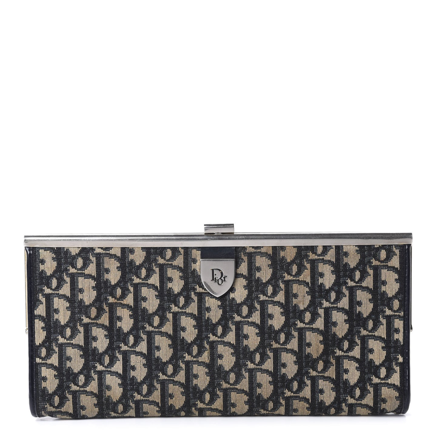 Monogram Clutch Blue