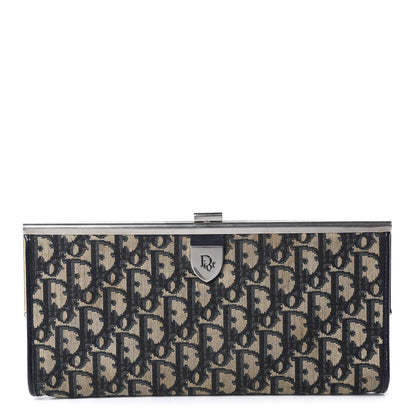 Christian Dior Monogram Clutch Blue 1 of 10