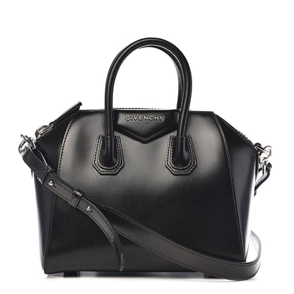Givenchy Shiny Lord Calfskin Mini Antigona Black 1 of 10