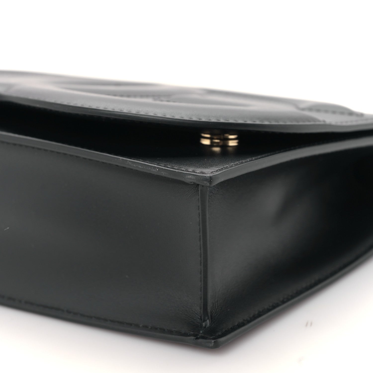 Dolce & Gabbana Calfskin DG Logo Flap Crossbody Bag Black 8 of 8