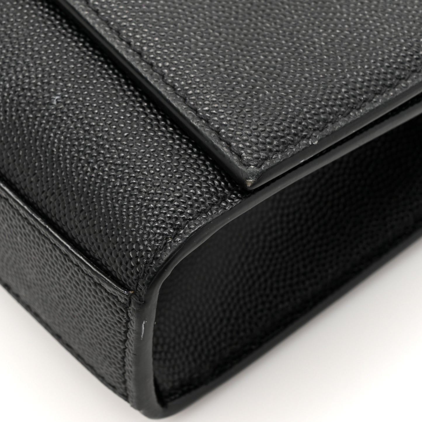 Grain De Poudre Medium Classic Monogram Kate Satchel Black