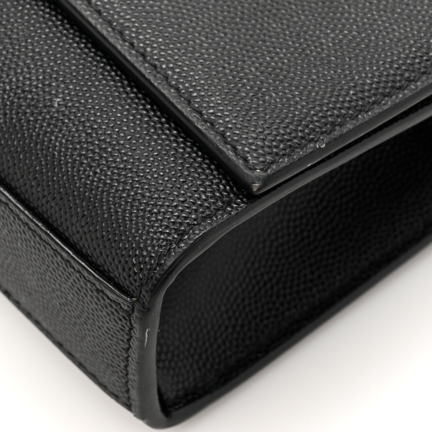 Saint Laurent Grain De Poudre Medium Classic Monogram Kate Satchel Black 13 of 16