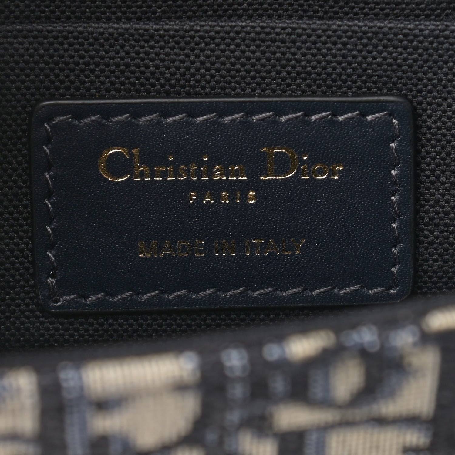Christian Dior Oblique 30 Montaigne Box Bag Blue 8 of 9