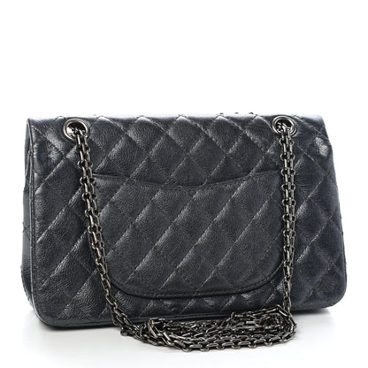 Chanel Metallic Sheepskin Quilted 2.55 Reissue 225 Flap Charcoal 5 of 15