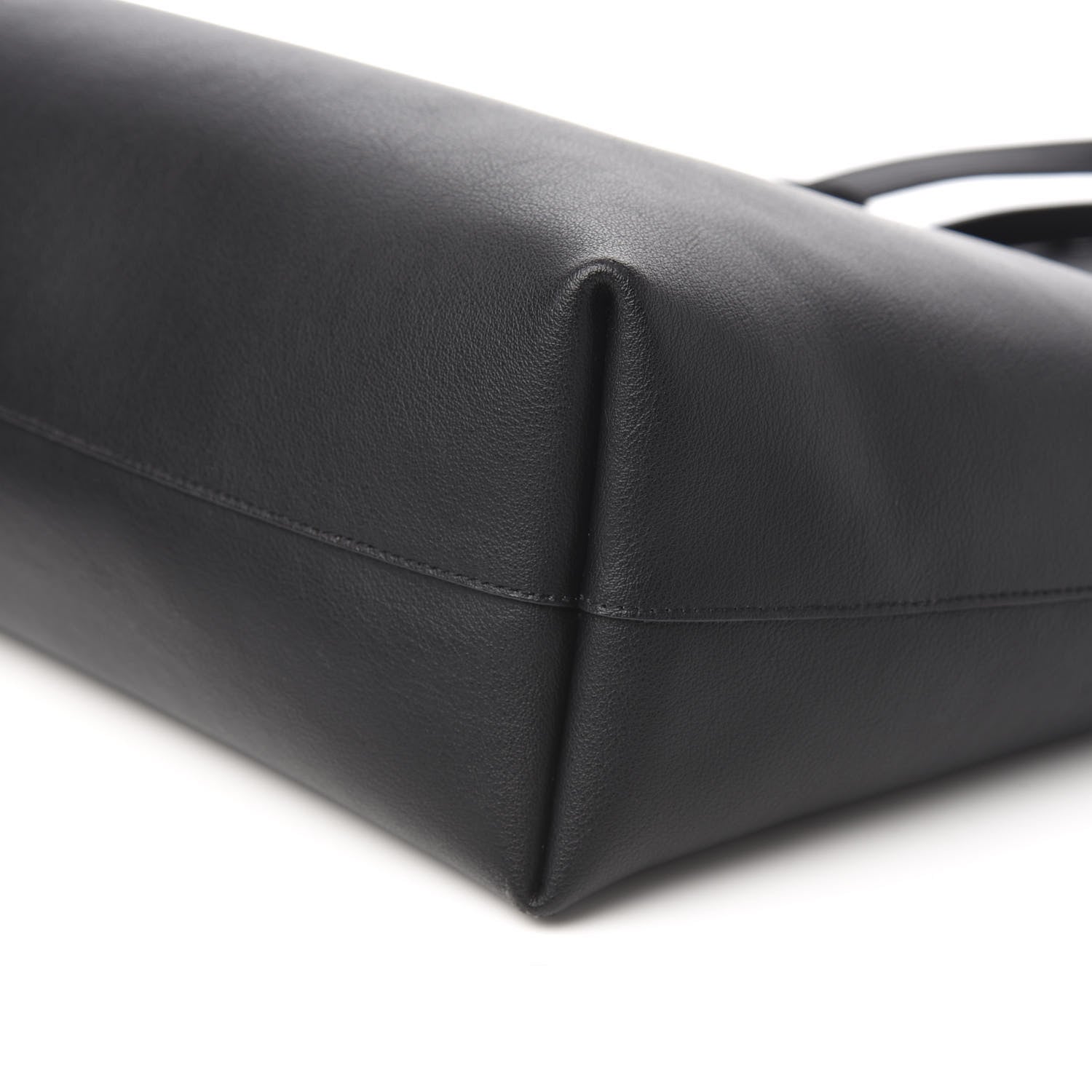 Saint Laurent Calfskin Large Shopping Tote Black 8 of 9