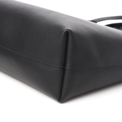 Saint Laurent Calfskin Large Shopping Tote Black 8 of 9