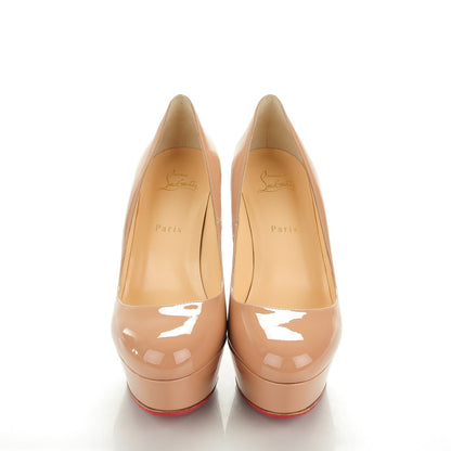 Christian Louboutin Patent Bianca 120 Pumps 39 Nude 2 of 7