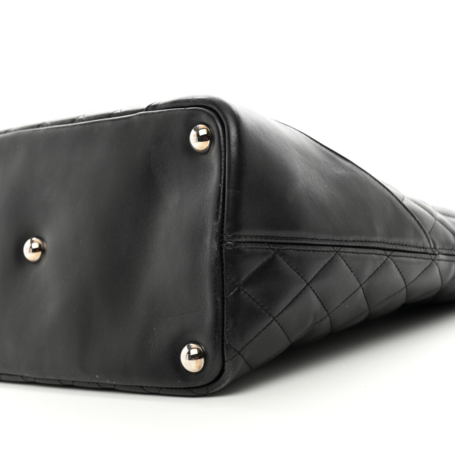 Chanel Calfskin Quilted Large Cambon Tote Black 10 of 13