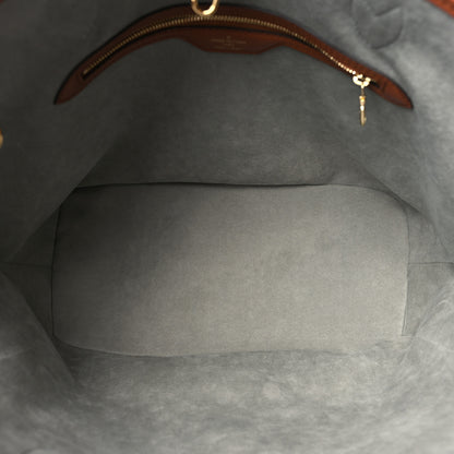 Louis Vuitton Metallic Monogram LV Garden Neverfull MM Silver 6 of 10