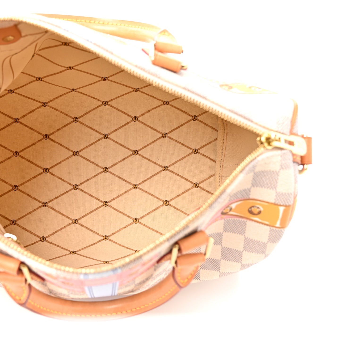 Damier Azur Summer Trunks Speedy Bandouliere 30