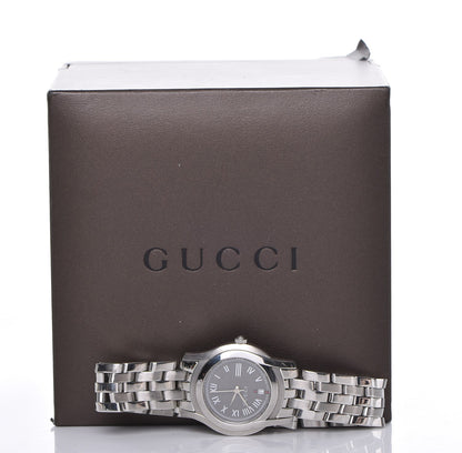 Gucci Stainless Steel 27mm 5500L Quartz Watch Black 8 of 8
