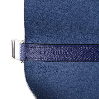 Hermes Epsom Tressage De Cuir Picotin Lock 22 MM Bleu Encre Brique Black 7 of 12