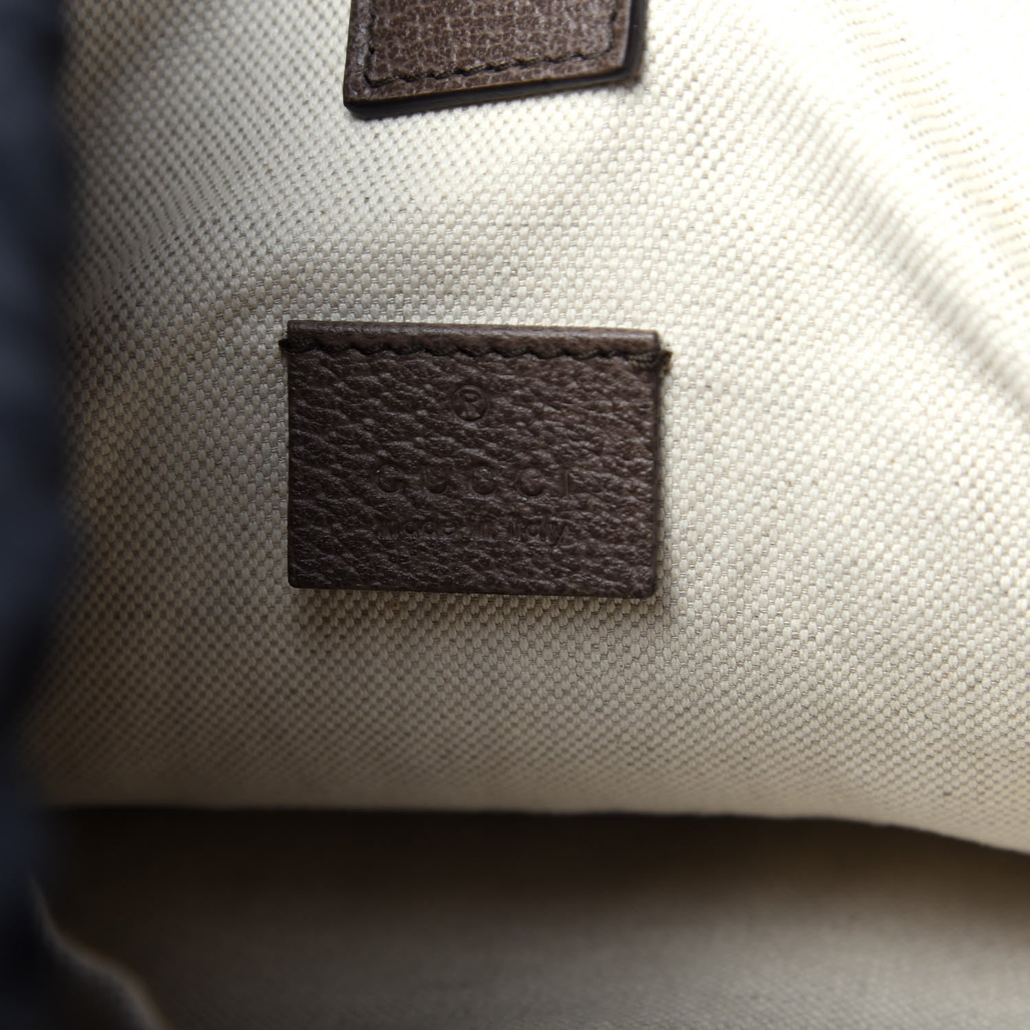 Gucci Soft GG Supreme Monogram Neo Vintage Double Buckle Backpack Beige New Acero Crop 8 of 11