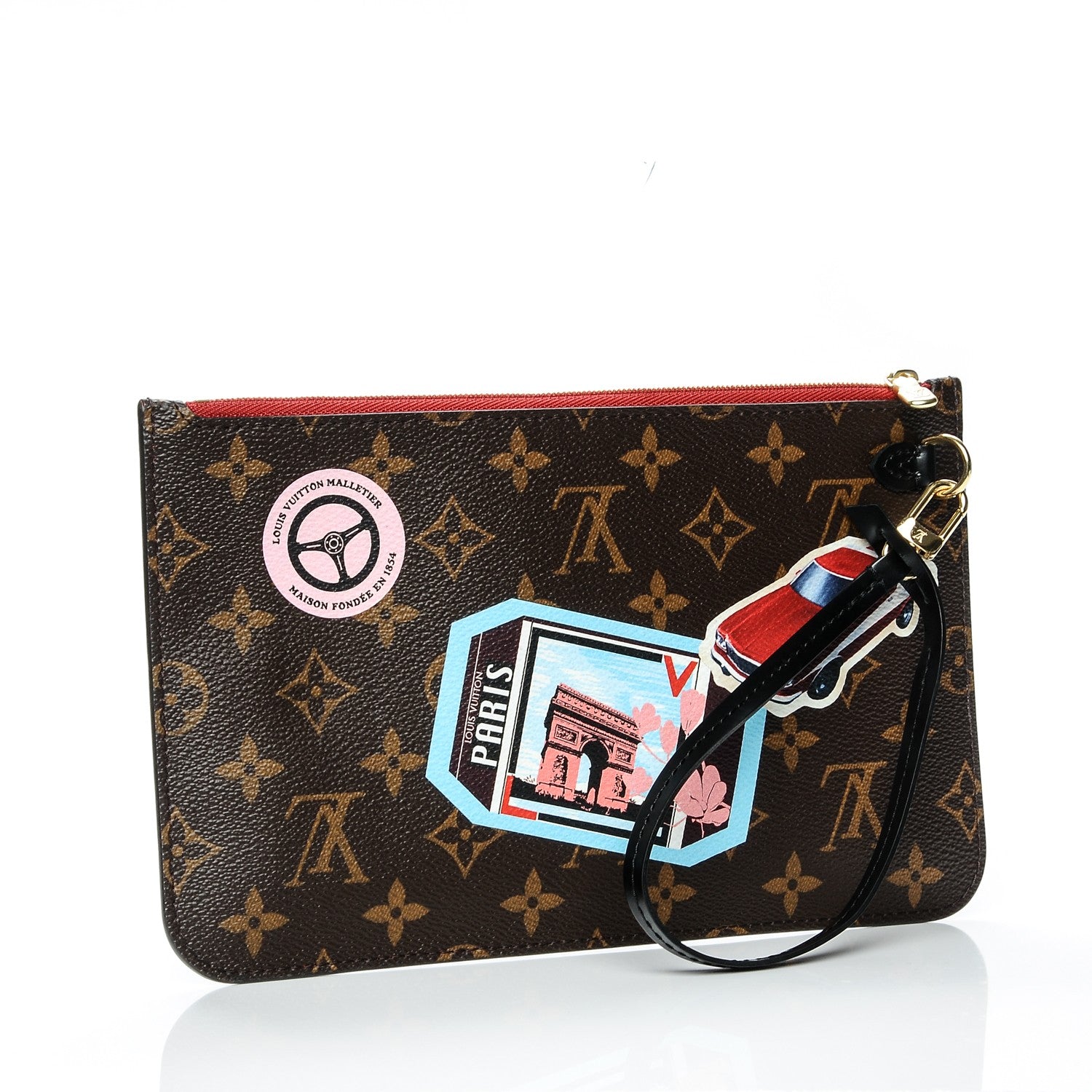 Louis Vuitton Monogram World Tour Neverfull MM GM Pochette 3 of 7