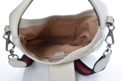 Gucci Calfskin Web Quilted Small Dionysus Hobo White 5 of 9