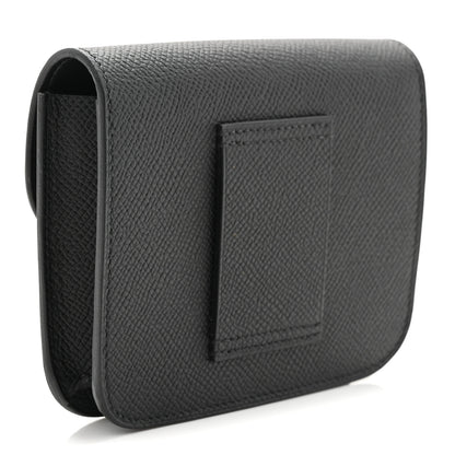 Hermes Epsom Lizard Constance Slim Wallet Black 4 of 9