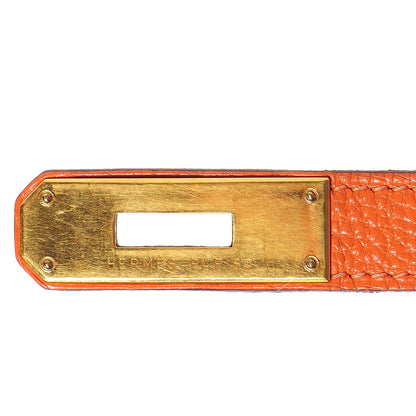 Hermes Togo Birkin 35 Orange 9 of 29