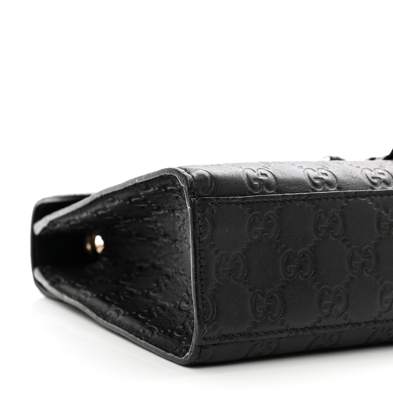 Gucci Guccissima Medium Emily Chain Shoulder Bag Black 11 of 13