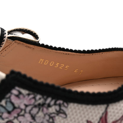 Christian Dior Canvas Embroidered Millefiori J'Adior Slingback 65mm Pumps 41 Nude White 9 of 10