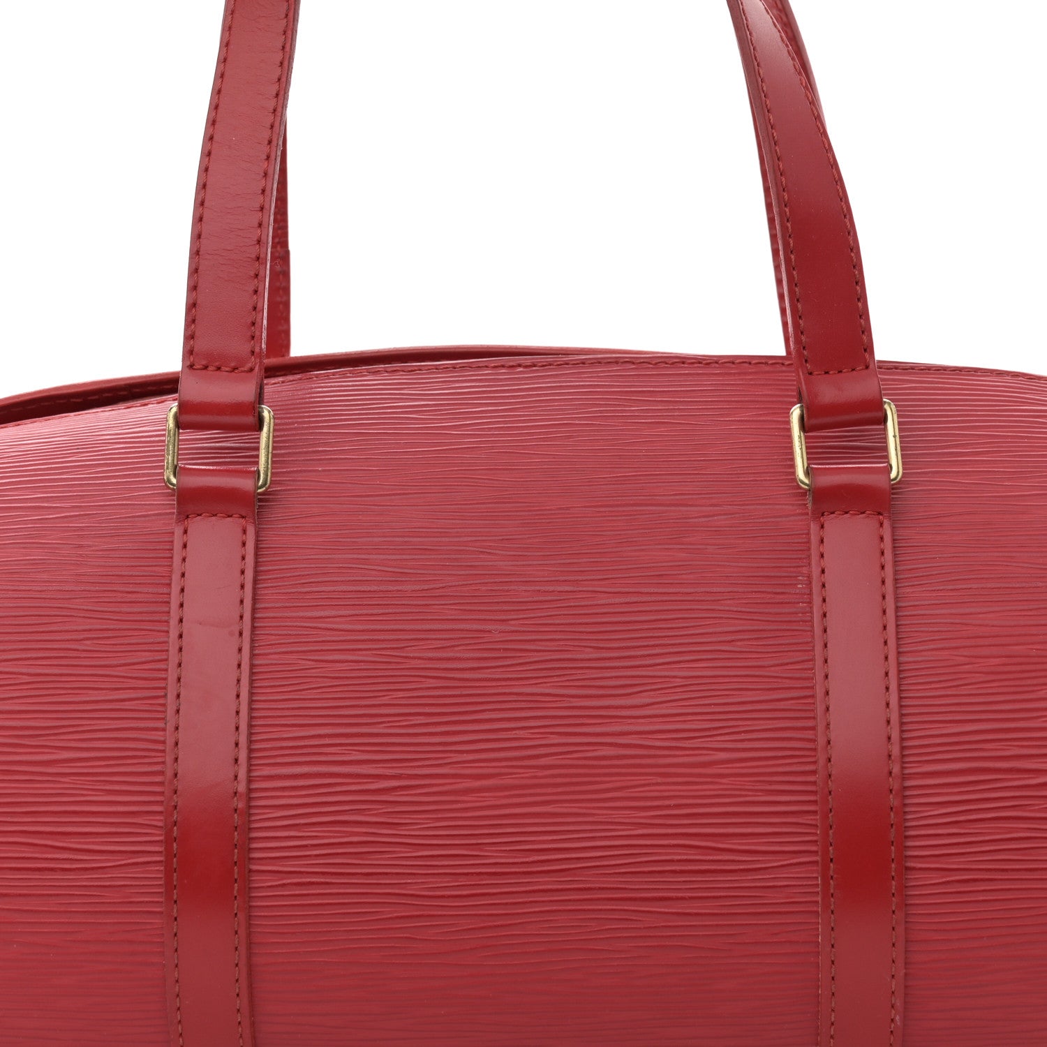 Louis Vuitton Epi Soufflot Castillan Red 8 of 13