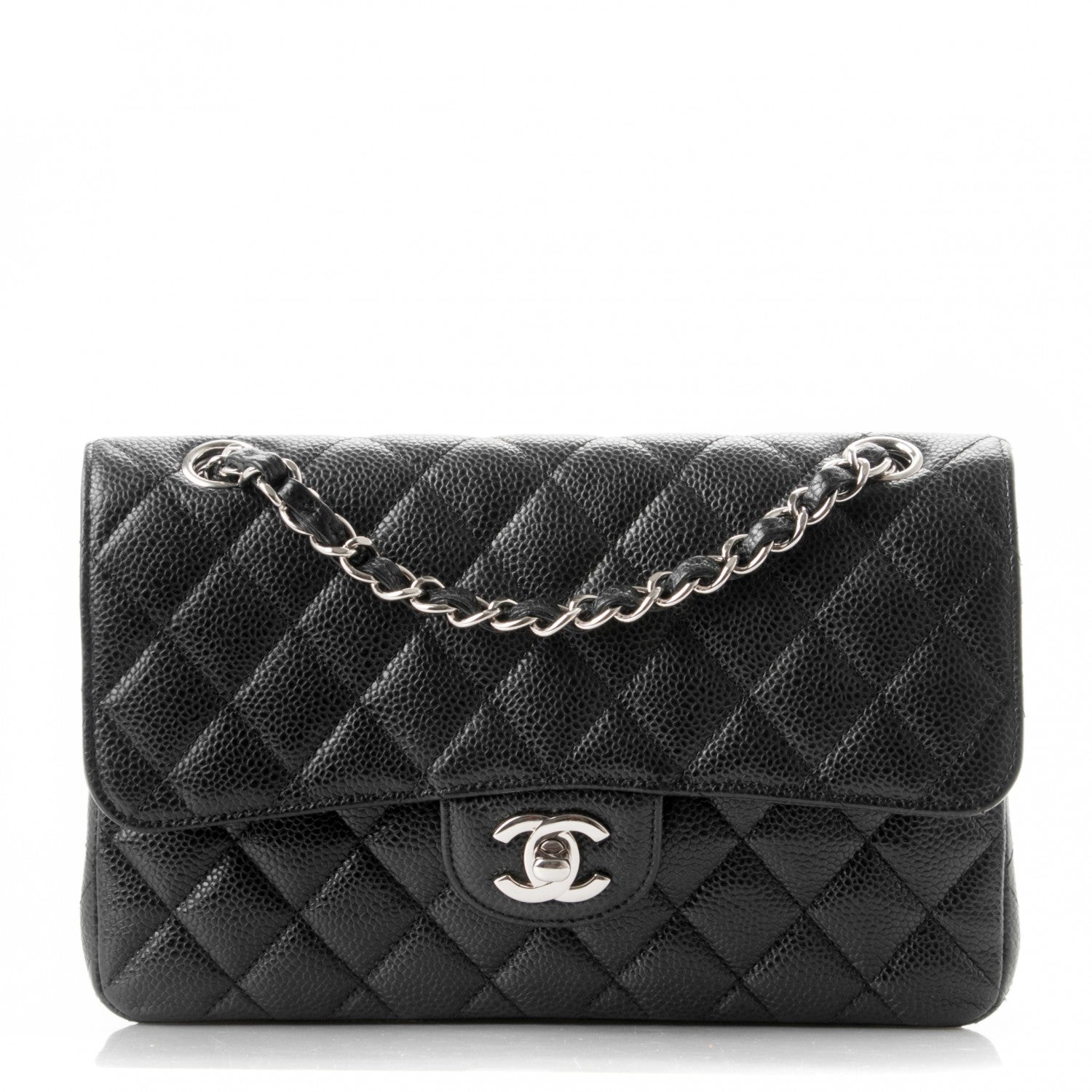 Chanel Caviar Quilted Small Double Flap Black 1 of 8
