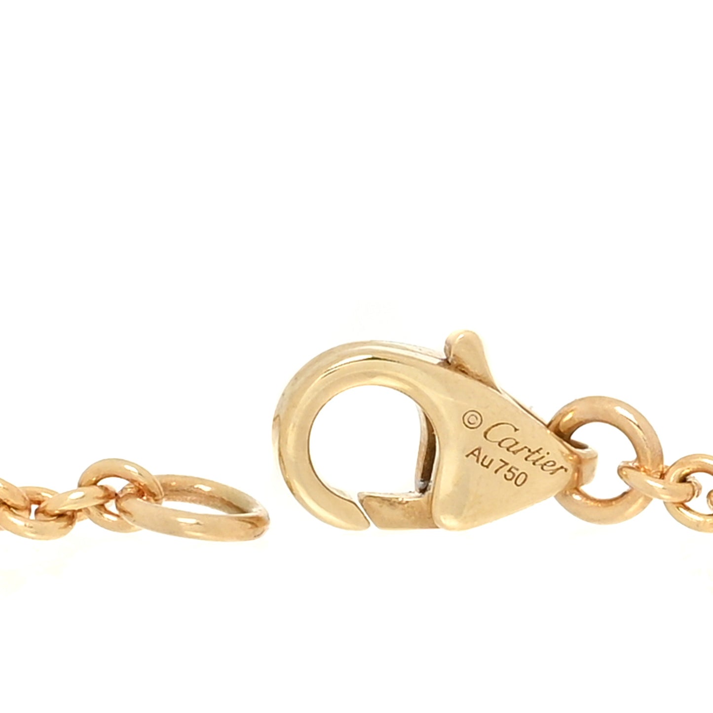 18K Yellow Gold Interlocking LOVE Bracelet