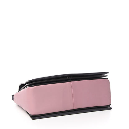 Celine Shiny Smooth Calfskin Medium Frame Shoulder Bag Liquorice Antique Rose 3 of 9