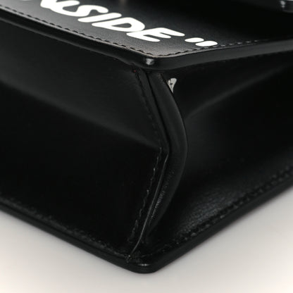 Off-White Calfskin Jitney 2.8 Not For Sale Belt Bag Crossbody Black 8 of 8