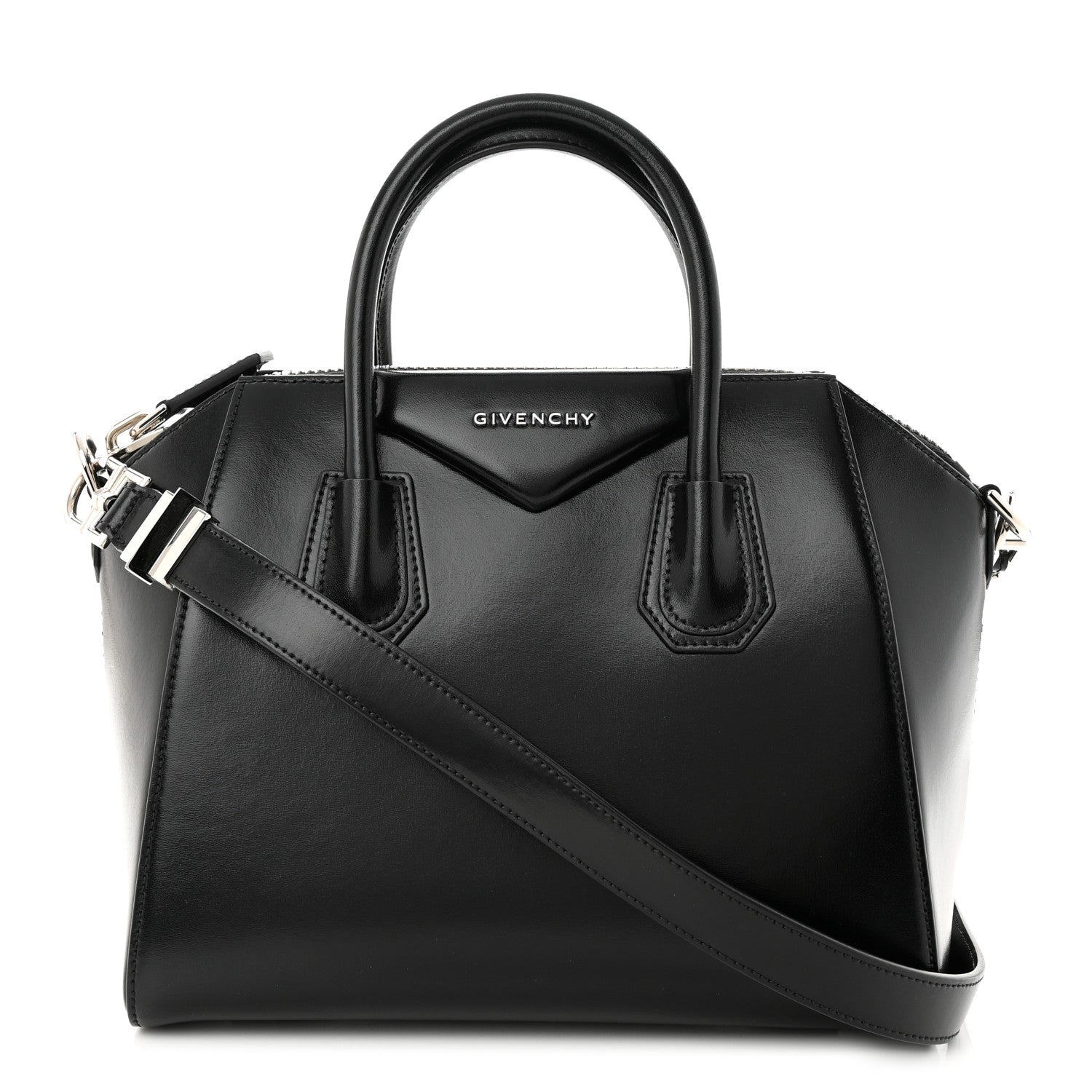 Givenchy Shiny Lord Calfskin Small Antigona Black 1 of 10