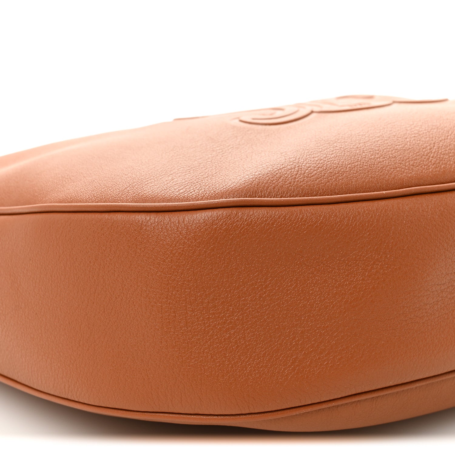 Celine Supple Calfskin Medium Triomphe Heloise Shoulder Bag Tan 9 of 10