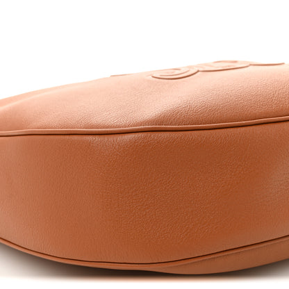 Celine Supple Calfskin Medium Triomphe Heloise Shoulder Bag Tan 9 of 10