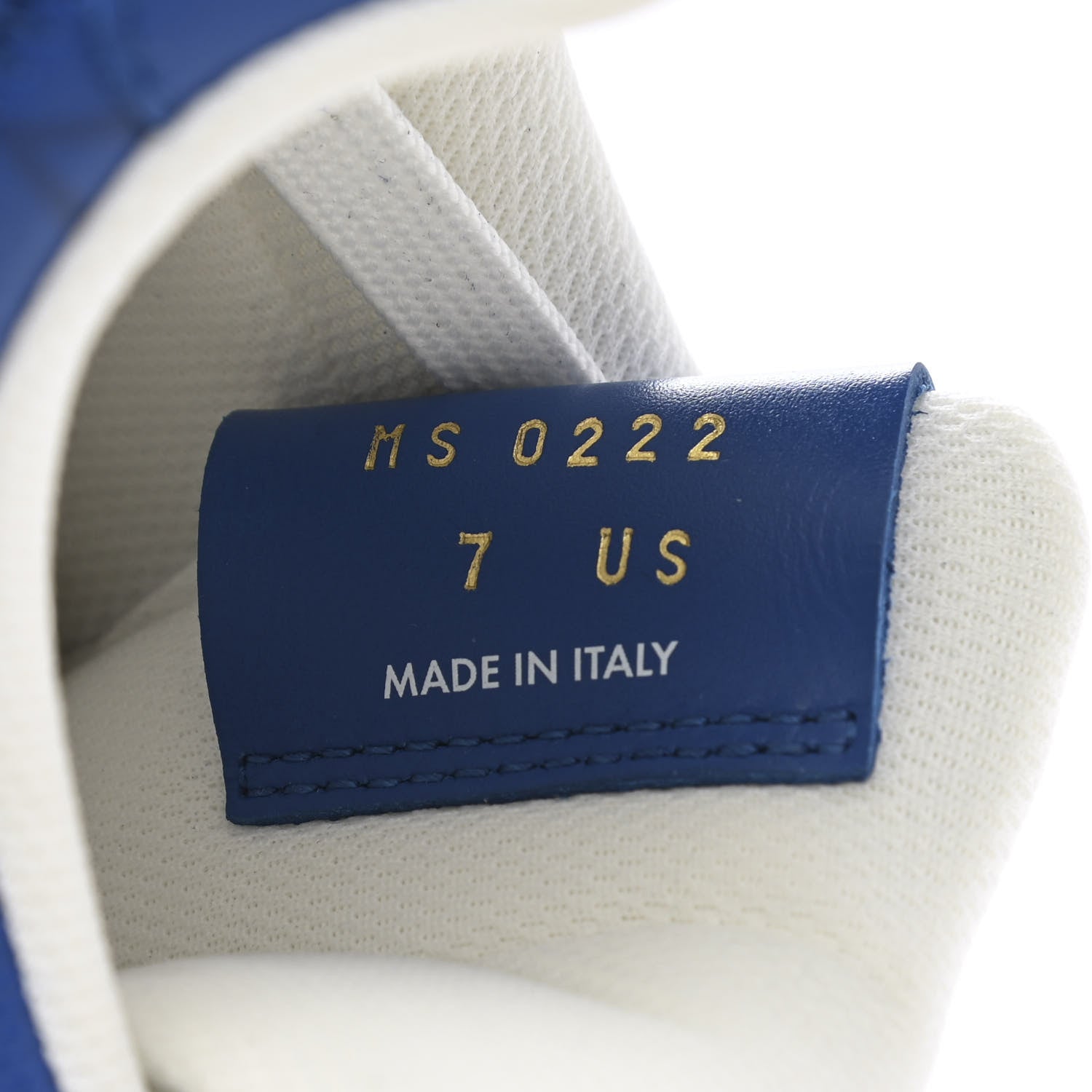 Louis Vuitton X NIKE AIR FORCE 1 Calfskin Monogram Mens Sneakers 7 Blue 9 of 10