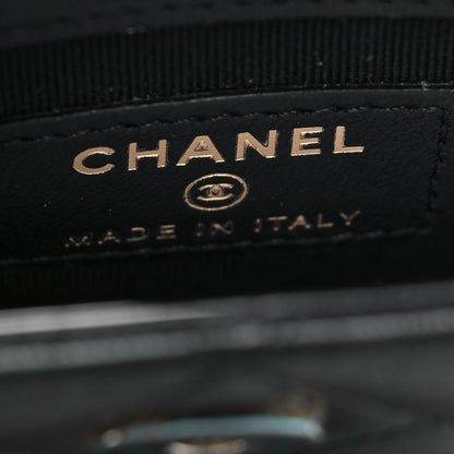 Chanel Lambskin Quilted CC Phone Holder Black 6 of 12