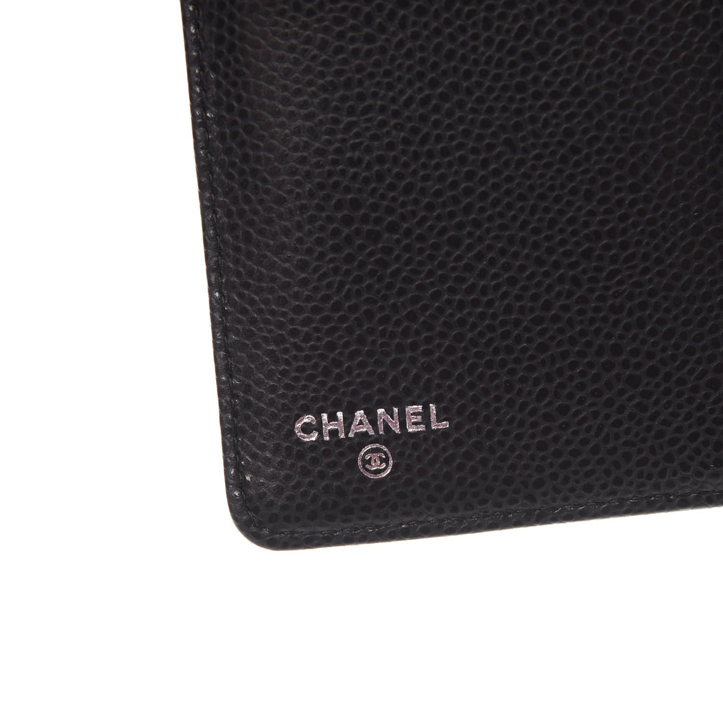 Caviar Quilted CC Yen Wallet Black