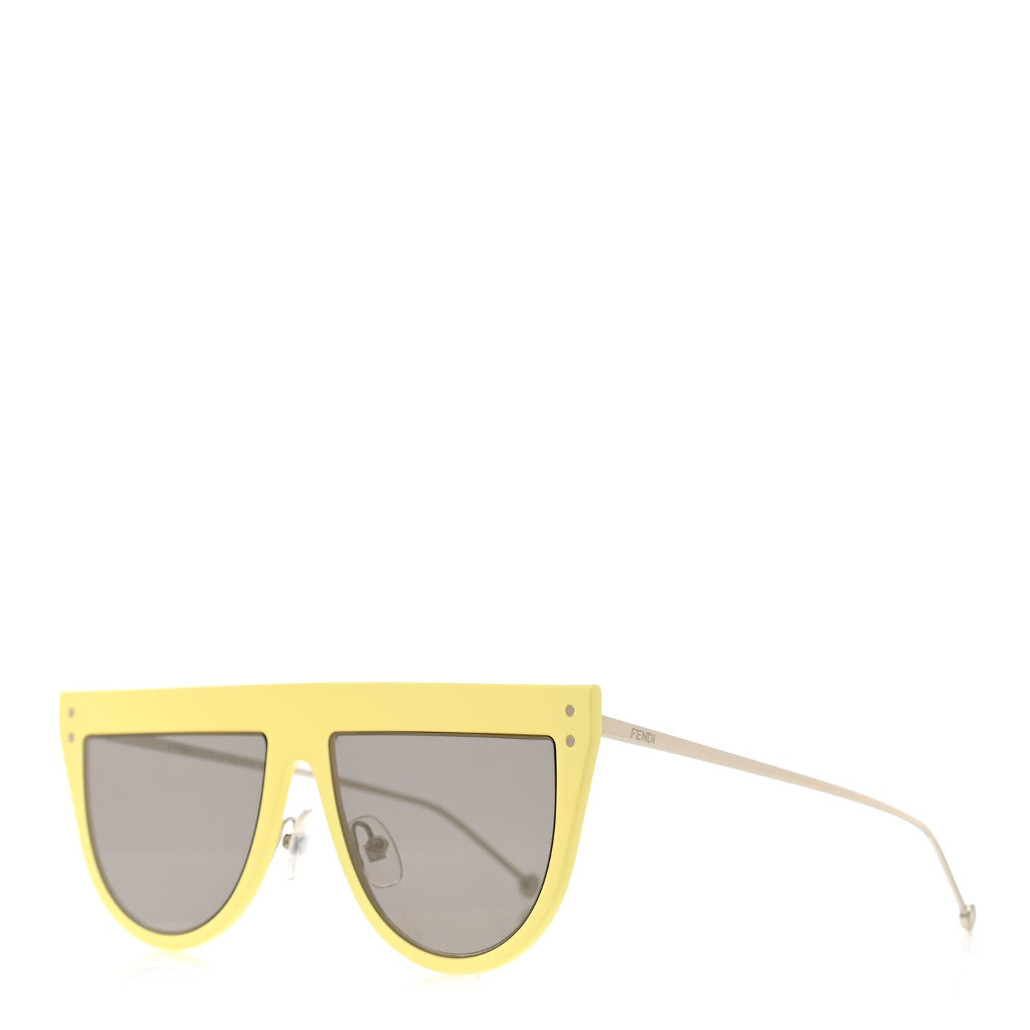 Fendi Defender D-Frame Sunglasses FF 0372/S Yellow 1 of 7