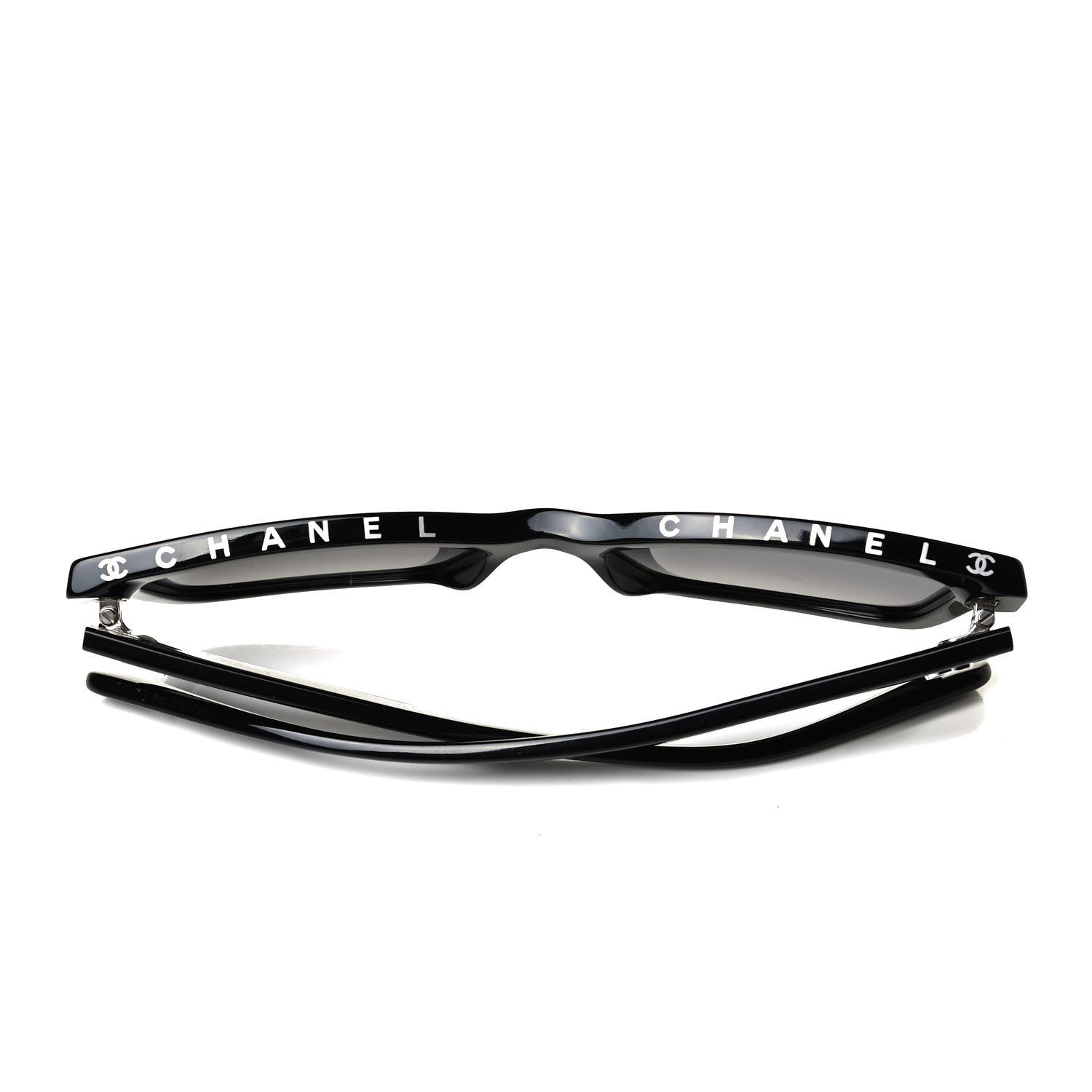 Chanel Acetate Polarized Square Sunglasses 5417 Black 8 of 9