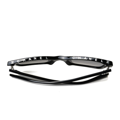Chanel Acetate Polarized Square Sunglasses 5417 Black 8 of 9