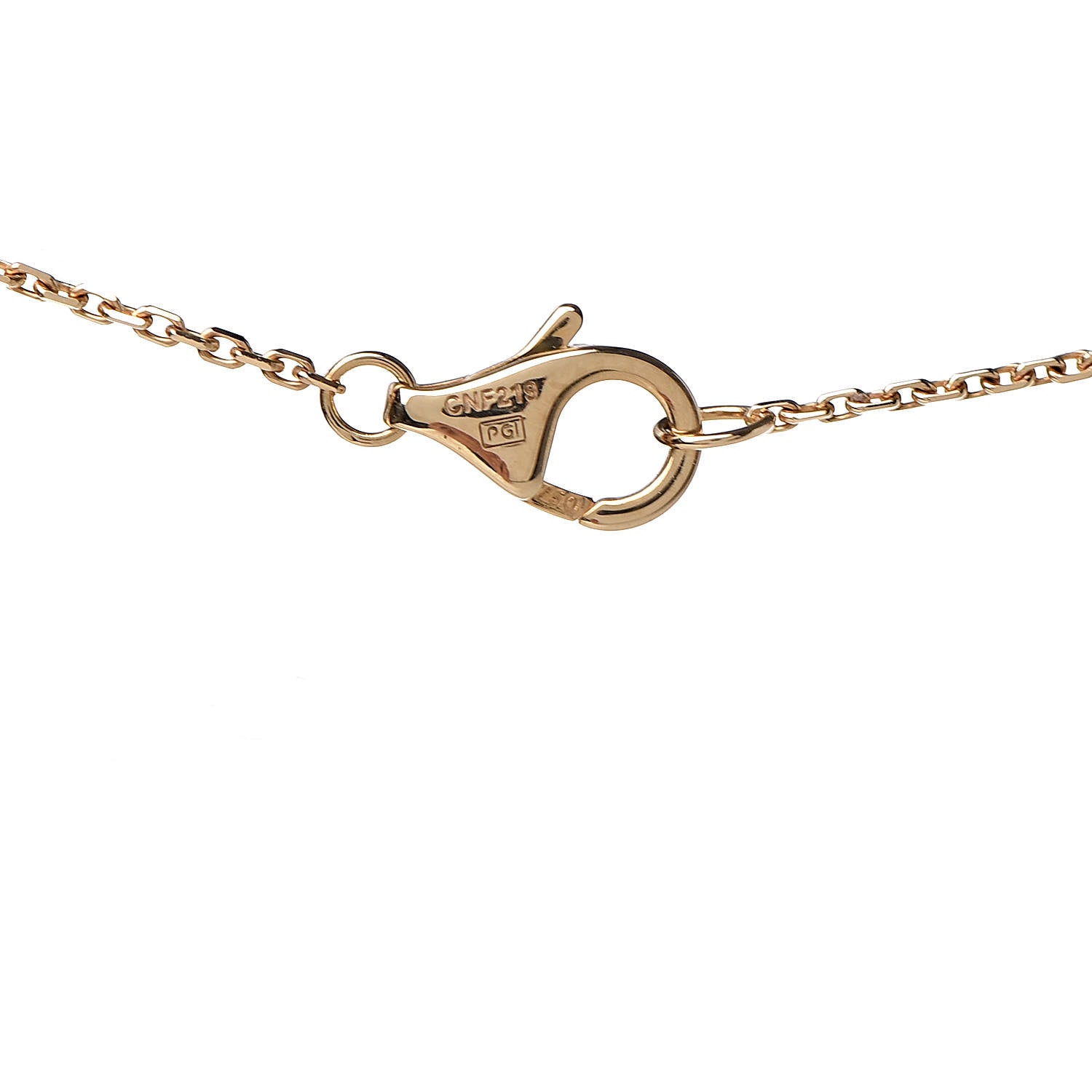 Cartier 18K Yellow Gold Diamond Mother of Pearl XS Amulette de Cartier Pendant Necklace 6 of 7