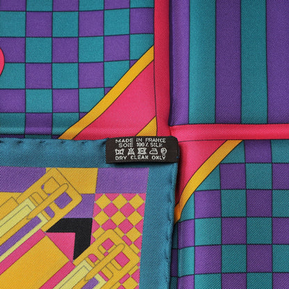 Hermes Silk Steeple Chase Scarf 90 7 of 7