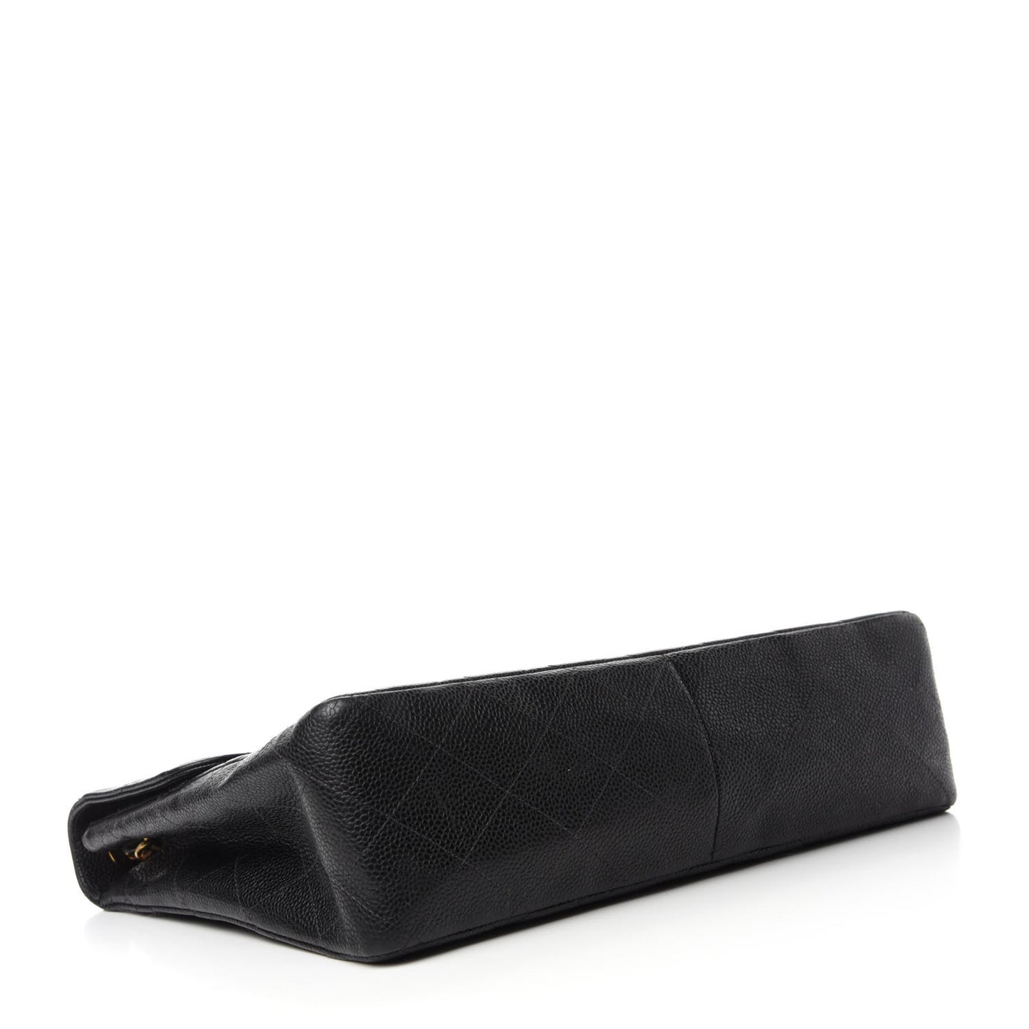 Caviar Quilted Jumbo Single Flap Black