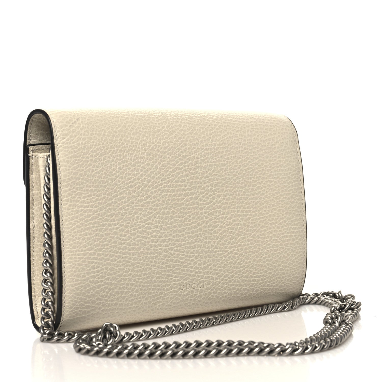 Gucci Dollar Calfskin Mini Dionysus Chain Wallet Mystic White 3 of 13
