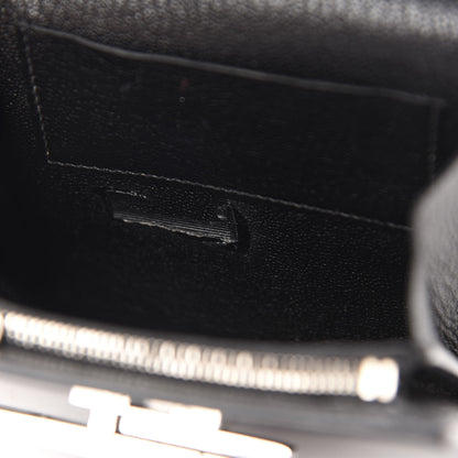 Hermes Chevre Chamkila Mini Cinhetic Wallet Black 9 of 13